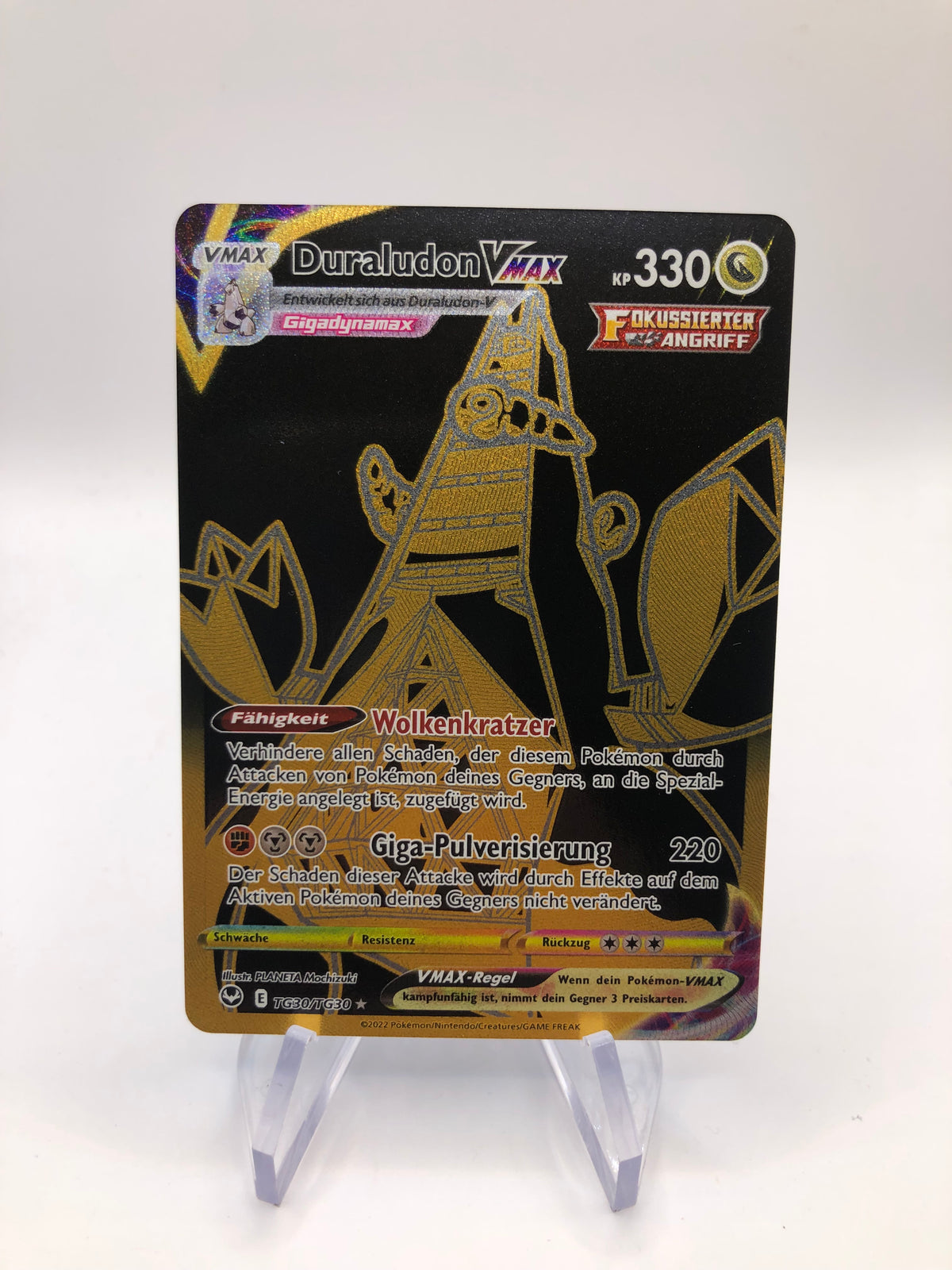 Pokemon Karte Vmax Gold Duraludon TG30/TG30 Deutsch