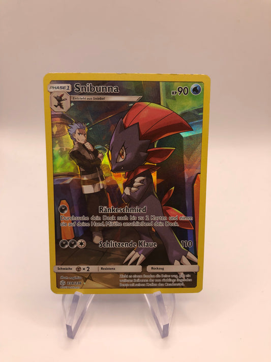 Pokemon Karte Art-Rare Snibunna 238/236 Deutsch