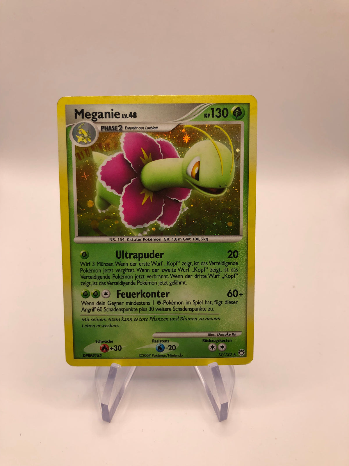 Pokemon Karte Holo Meganie 13/123  Deutsch
