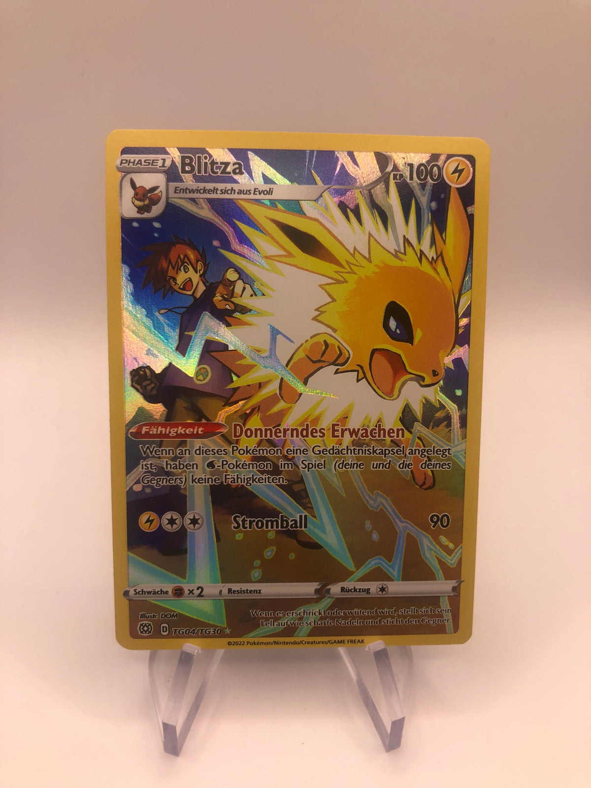 Pokemon Karte Art-Rare Blitza TG04/TG30 Deutsch