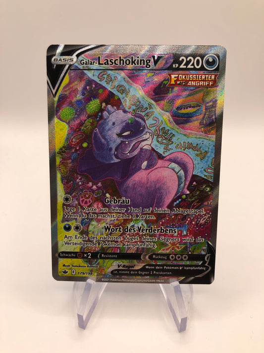Pokemon Karte V Alt-Art Laschoking 179/198 Deutsch