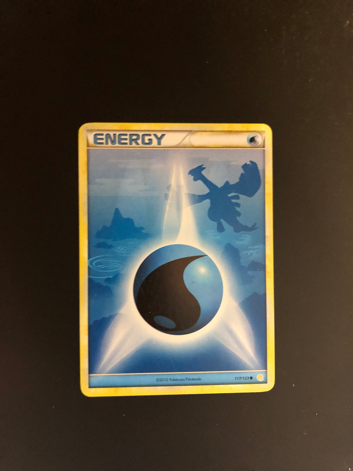 Pokemon Karte Wasser-Energy 117/123 Englisch