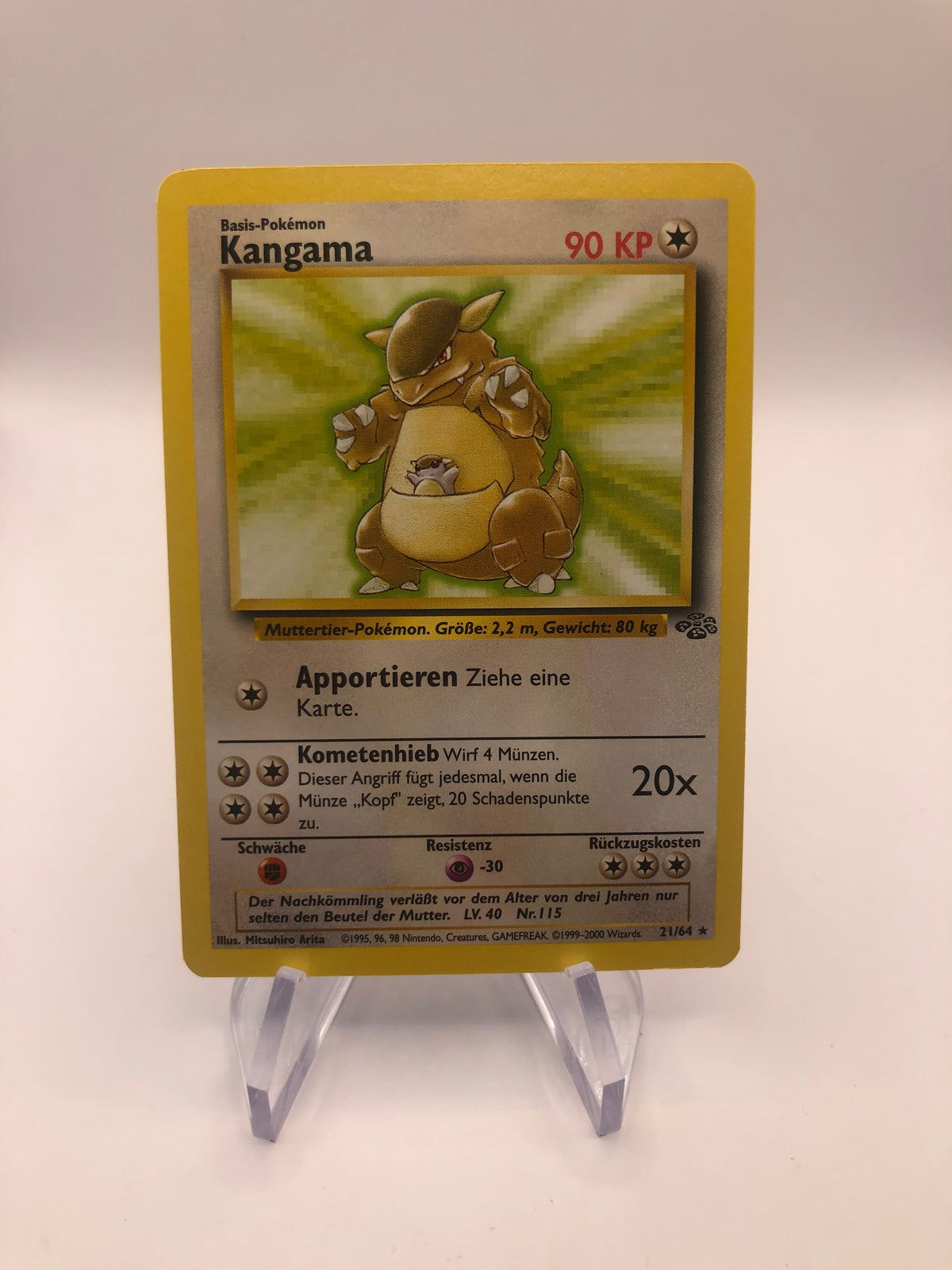 Pokemon Karte Jungel Kangama 21/64 Deutsch