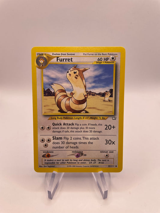 Pokemon Karte Wiesenior Neo Genesis 35/111 Englisch