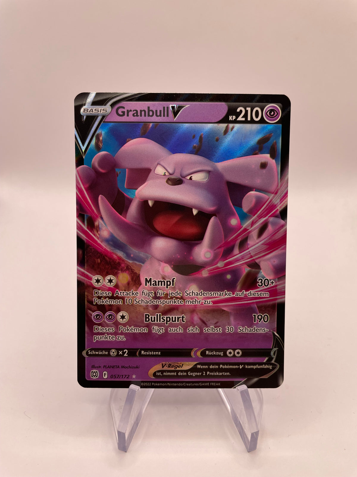 Pokémon Karte Granbull V 57/172 Deutsch