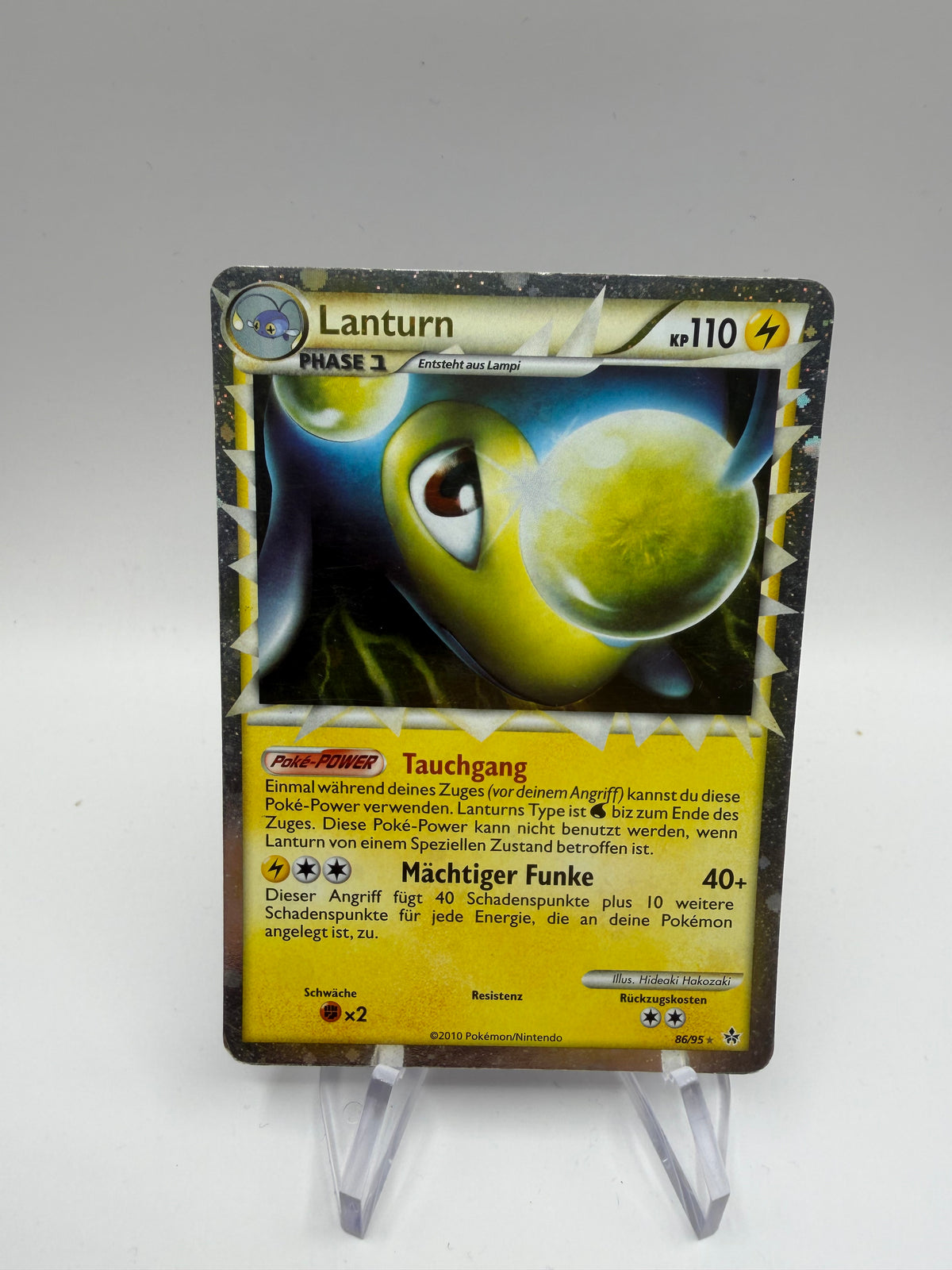 Pokemon Karte Prime Lanturn 86/95 Deutsch