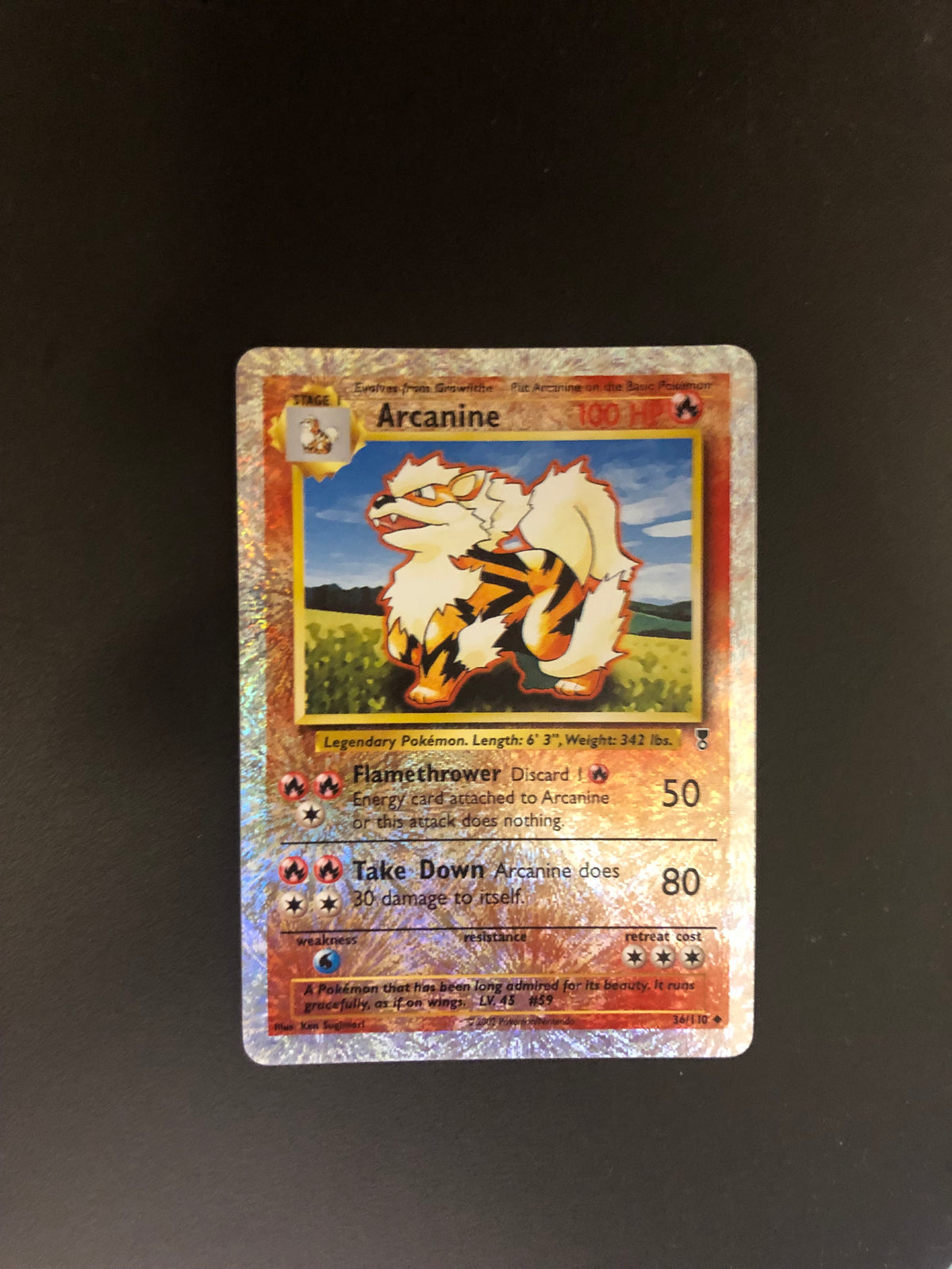 Pokemon Karte Legendary Collection Arkani 36/110 Englisch