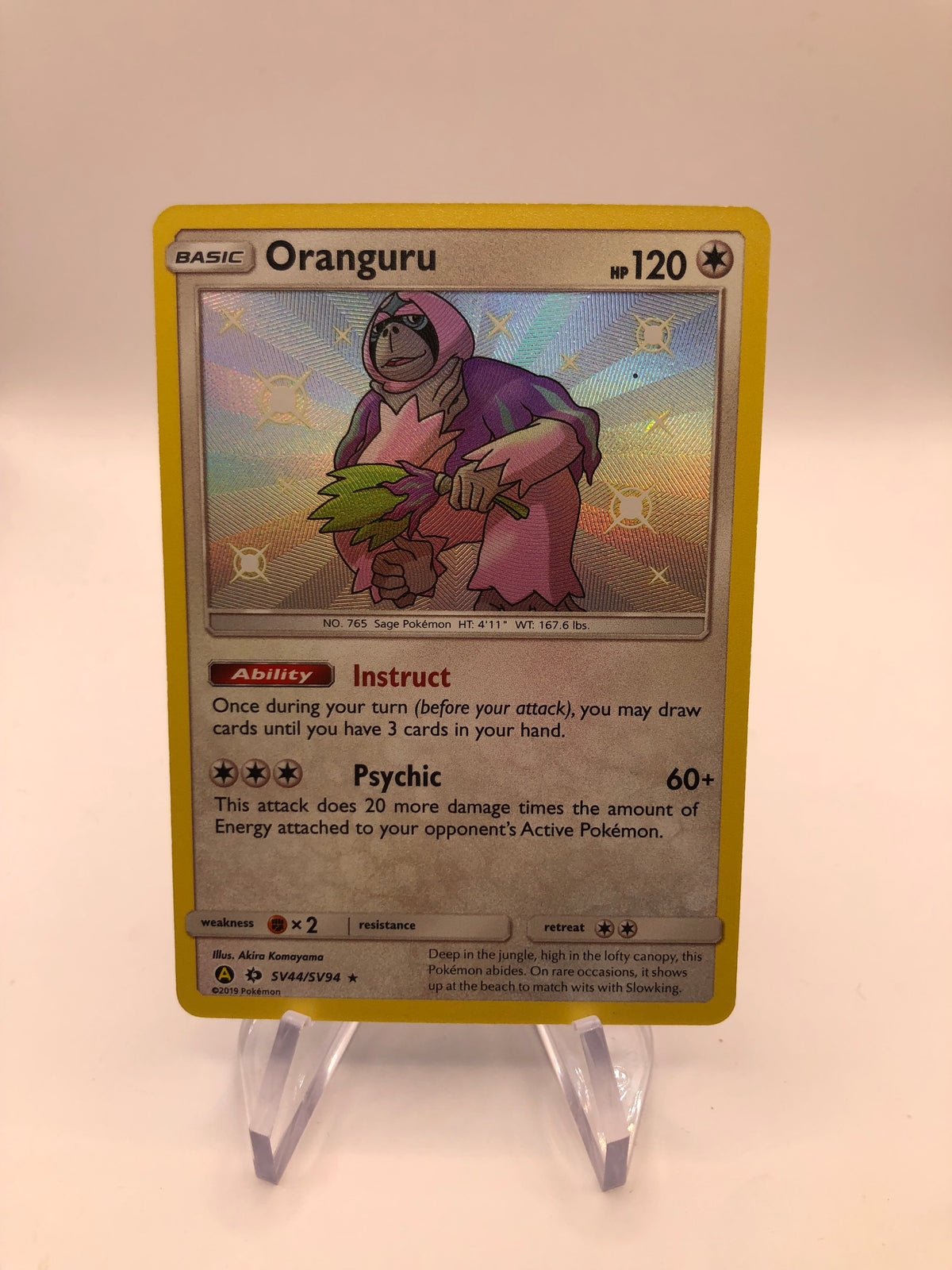 Pokemon Karte Holo Kommandutan SV44/SV94 Englisch