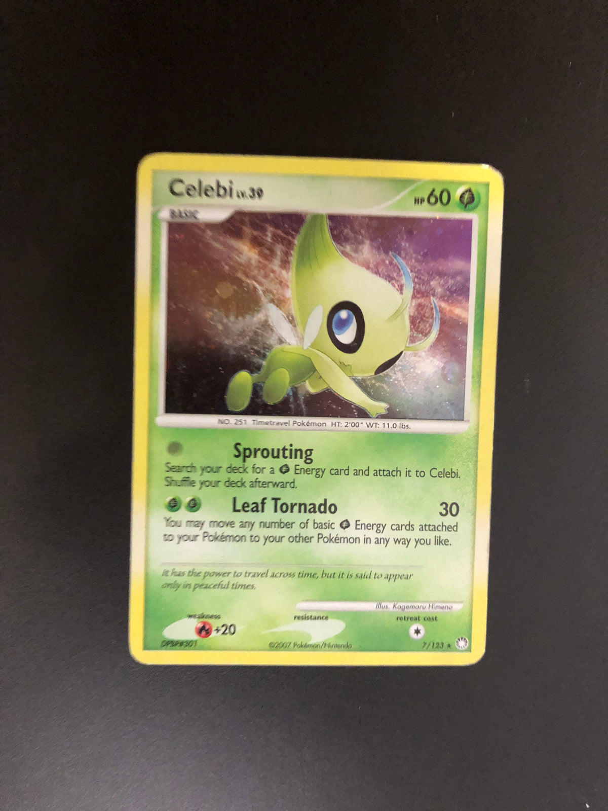 Pokemon Karte Holo Celebi 7/123 Englisch
