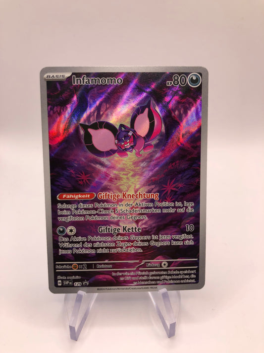 Pokemon Karte Art-Rare Promo Infamomo 129 Deutsch