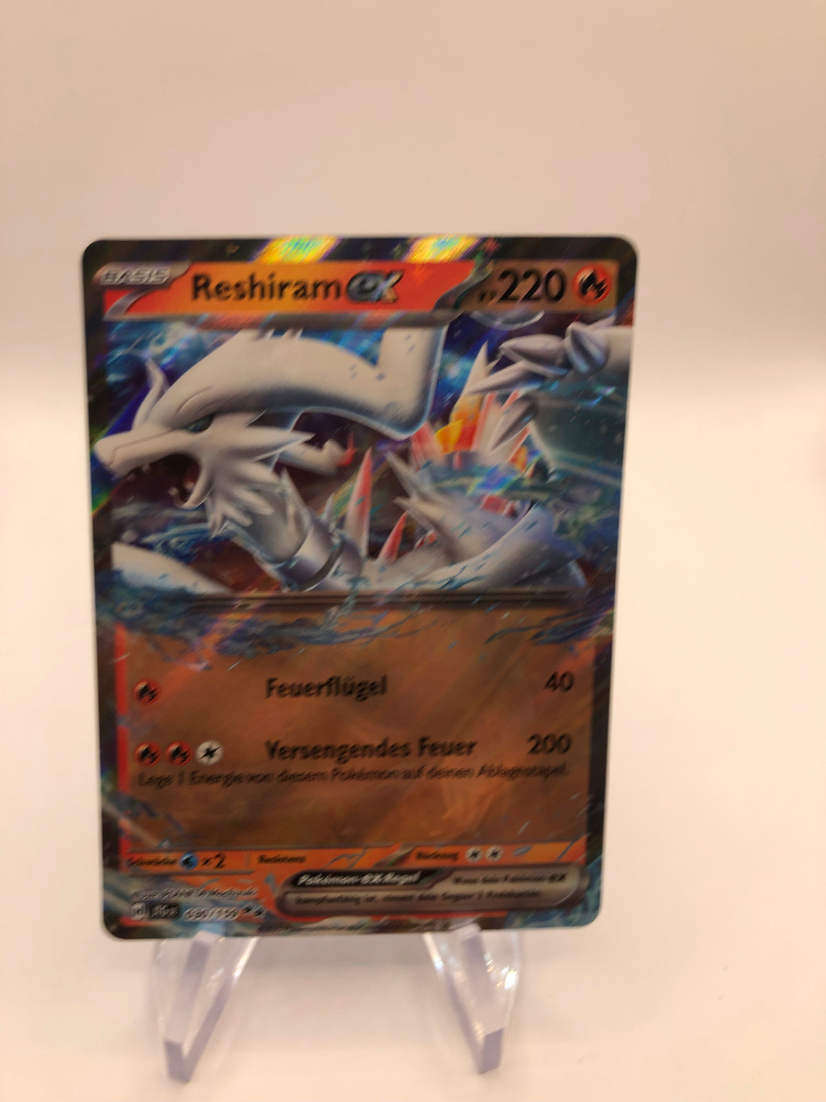 Pokemon Karte EX Reshiram 30/159 Deutsch