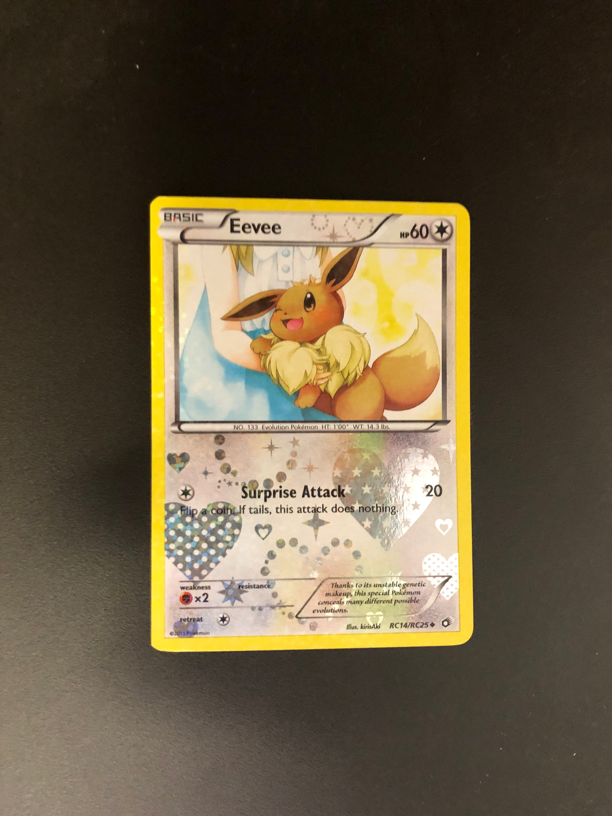 Pokemon Karte Rc Evoli Rc14/Rc25 Englisch