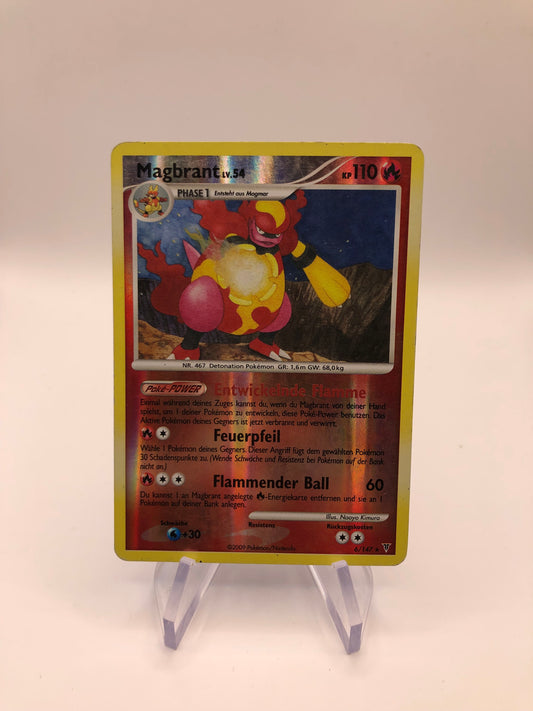 Pokemon Karte Revers Magbrant 6/147 Deutsch