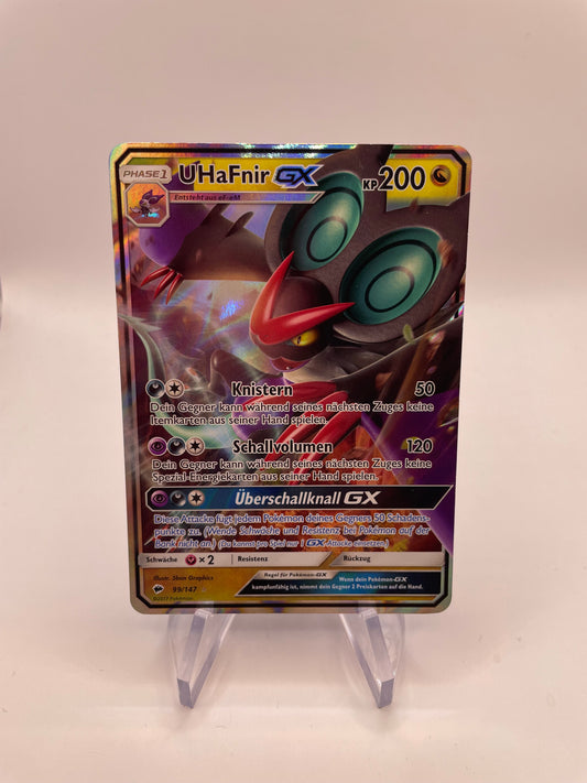 Pokémon Karte UHaFnir GX 99/147 Deutsch