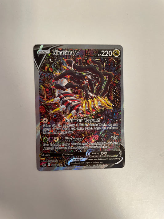 Pokemon Karte V Alt Art Giratina 186/196 Deutsch
