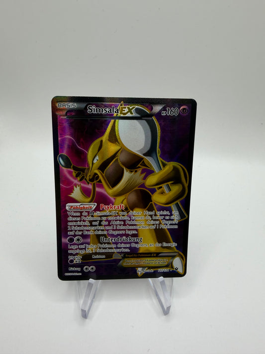 Pokemon Karte Ex Fullart Simsala 117/124 Deutsch
