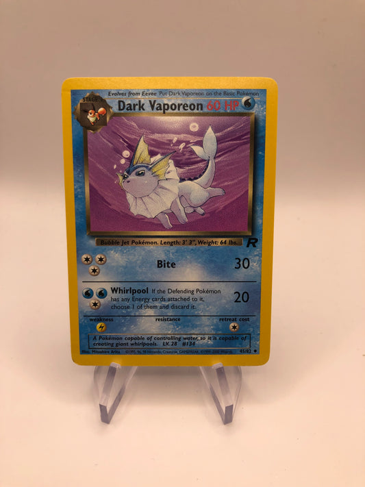 Pokemon Karte Rocket Dunkles Aquana 45/82 Englisch