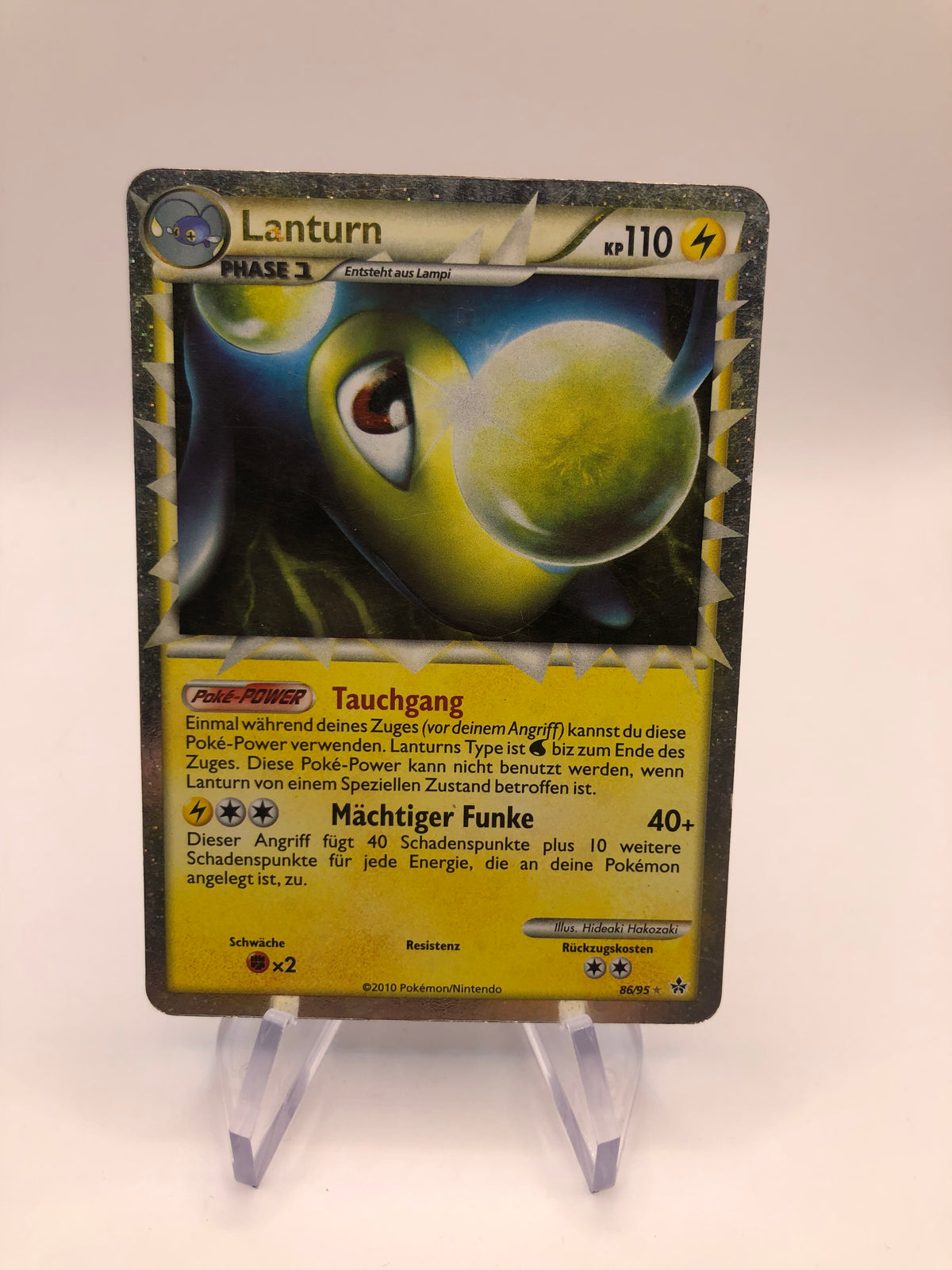 Pokemon Karte Prime Lanturn 86/95 Deutsch
