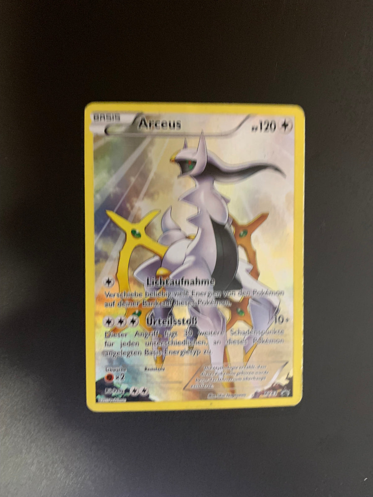 Pokemon Karte Art Rare Promo Arceus XY83 Deutsch
