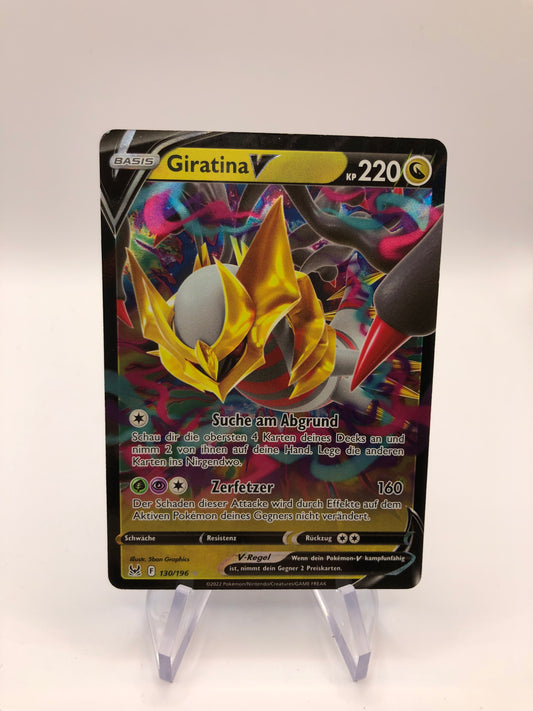 Pokemon Karte V Giratina 130/196 Deutsch