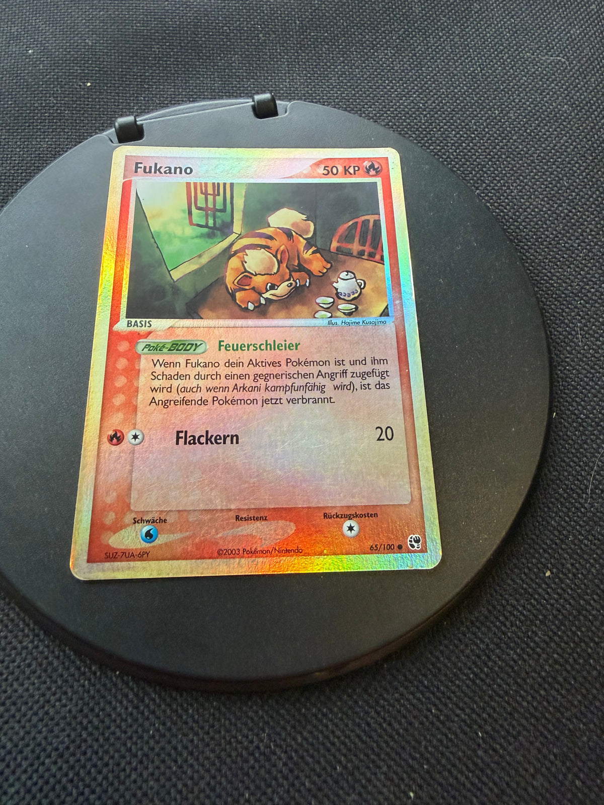 Pokemon Karte Reverse Fukano 65/100 Deutsch