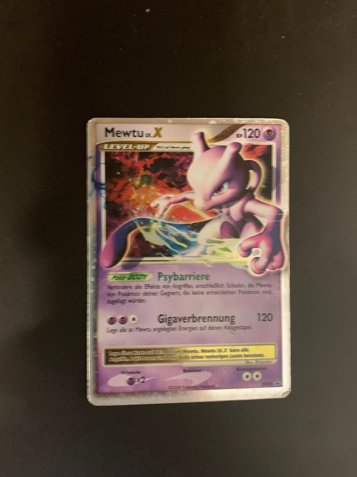 Pokemon Karte Promo Lv.X Mewtu DP28 Deutsch