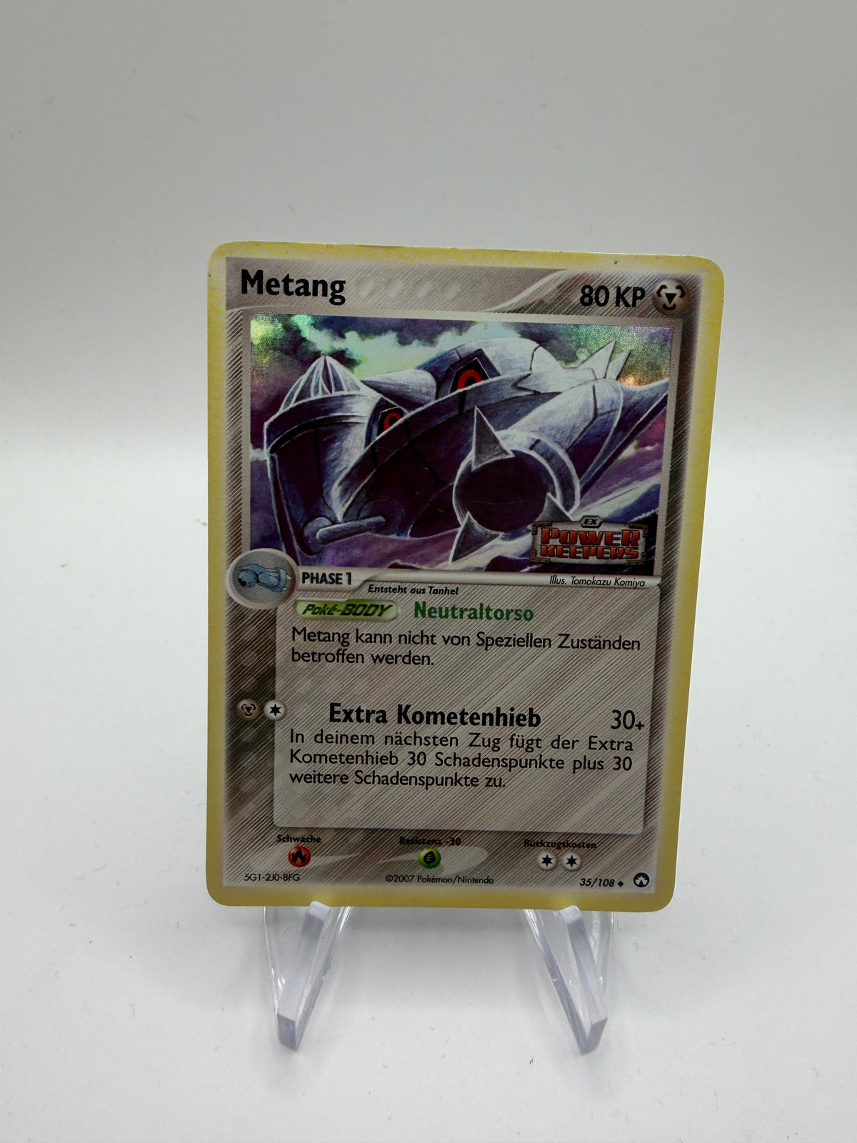 Pokemon Karte Stamp Metang 35/108 Deutsch