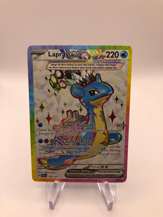 Pokemon Karte Ex Fullart Lapras 158/142 Deutsch