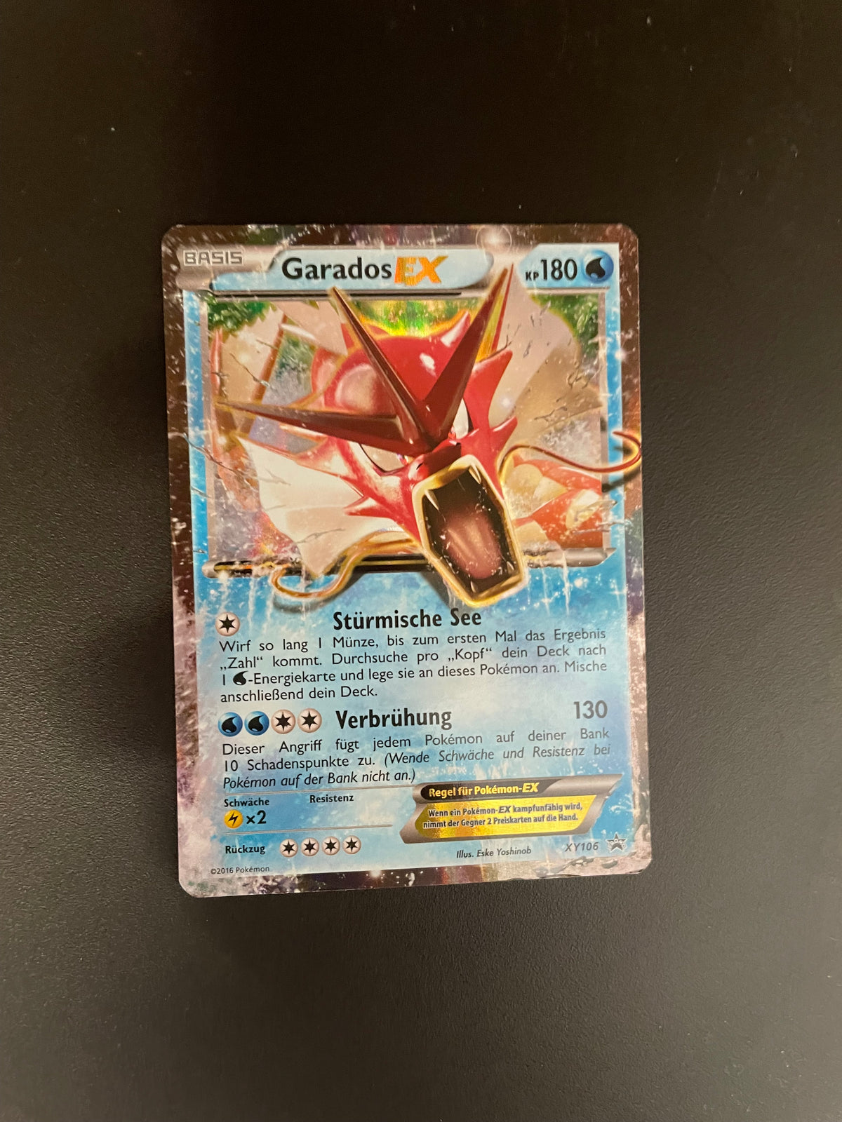 Pokemon Karte EX Promo Garados XY106 Deutsch