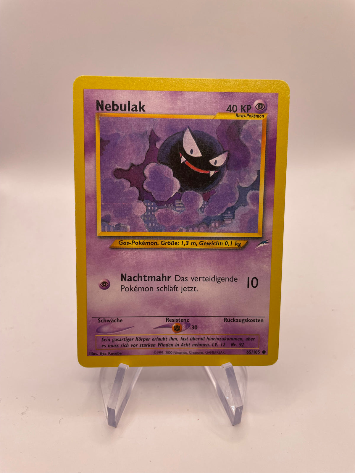 Pokemon Karte Neo Destiny Nebulak 65/105 Deutsch