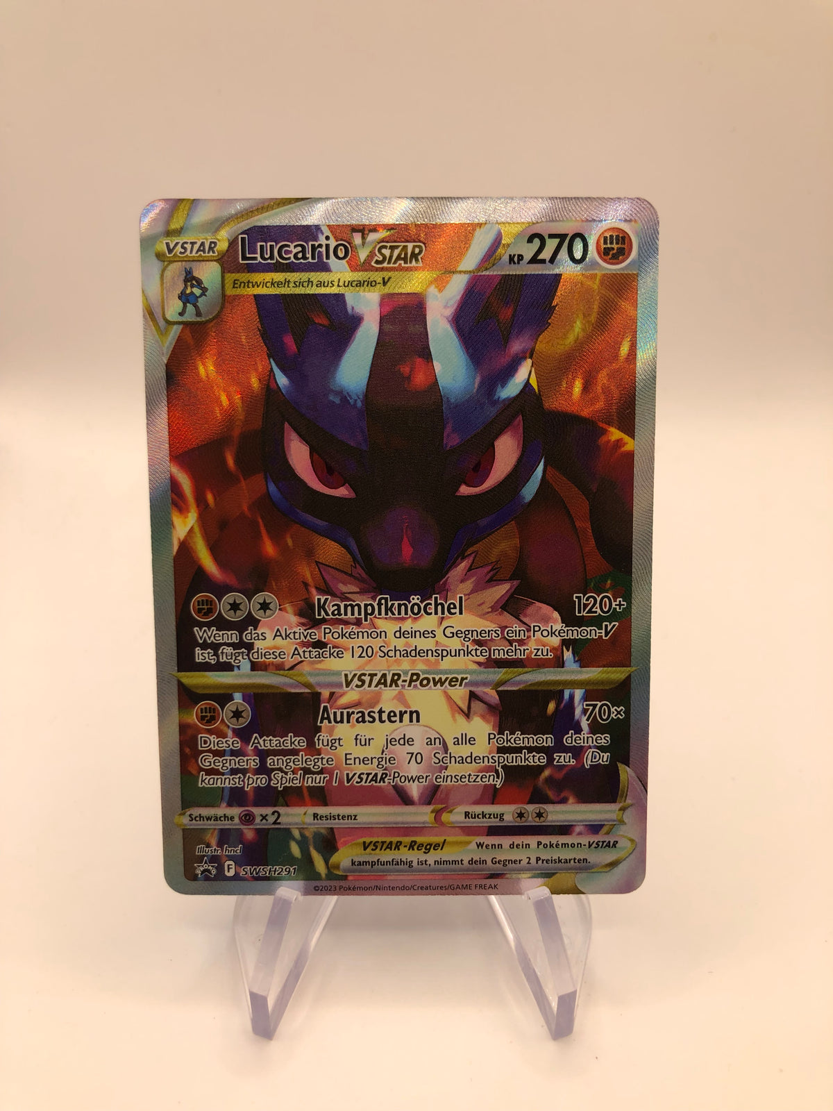 Pokemon Karte Vstar Promo Lucario SWSH291 Deutsch
