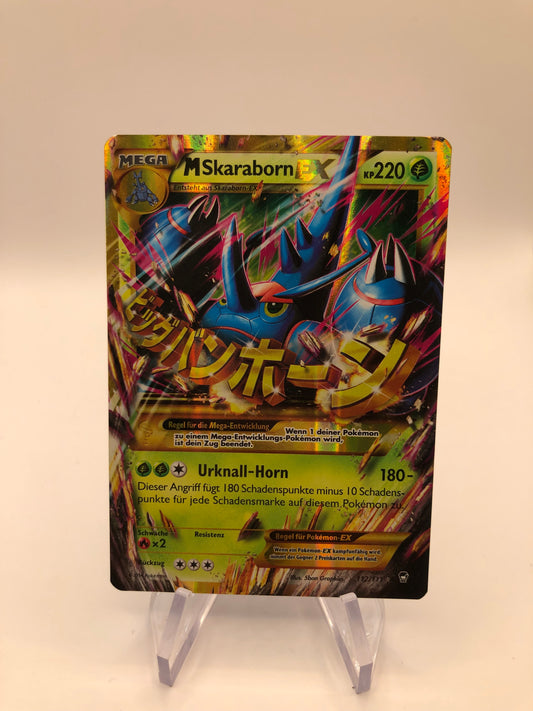 Pokemon Karte EX Mega Skaraborn 112/111  Deutsch