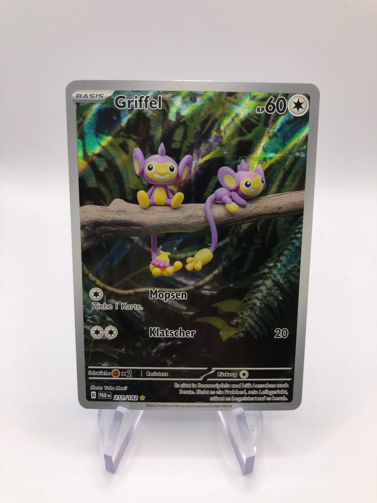 Pokemon Karte Art-Rare Griffel 211/182 Deutsch