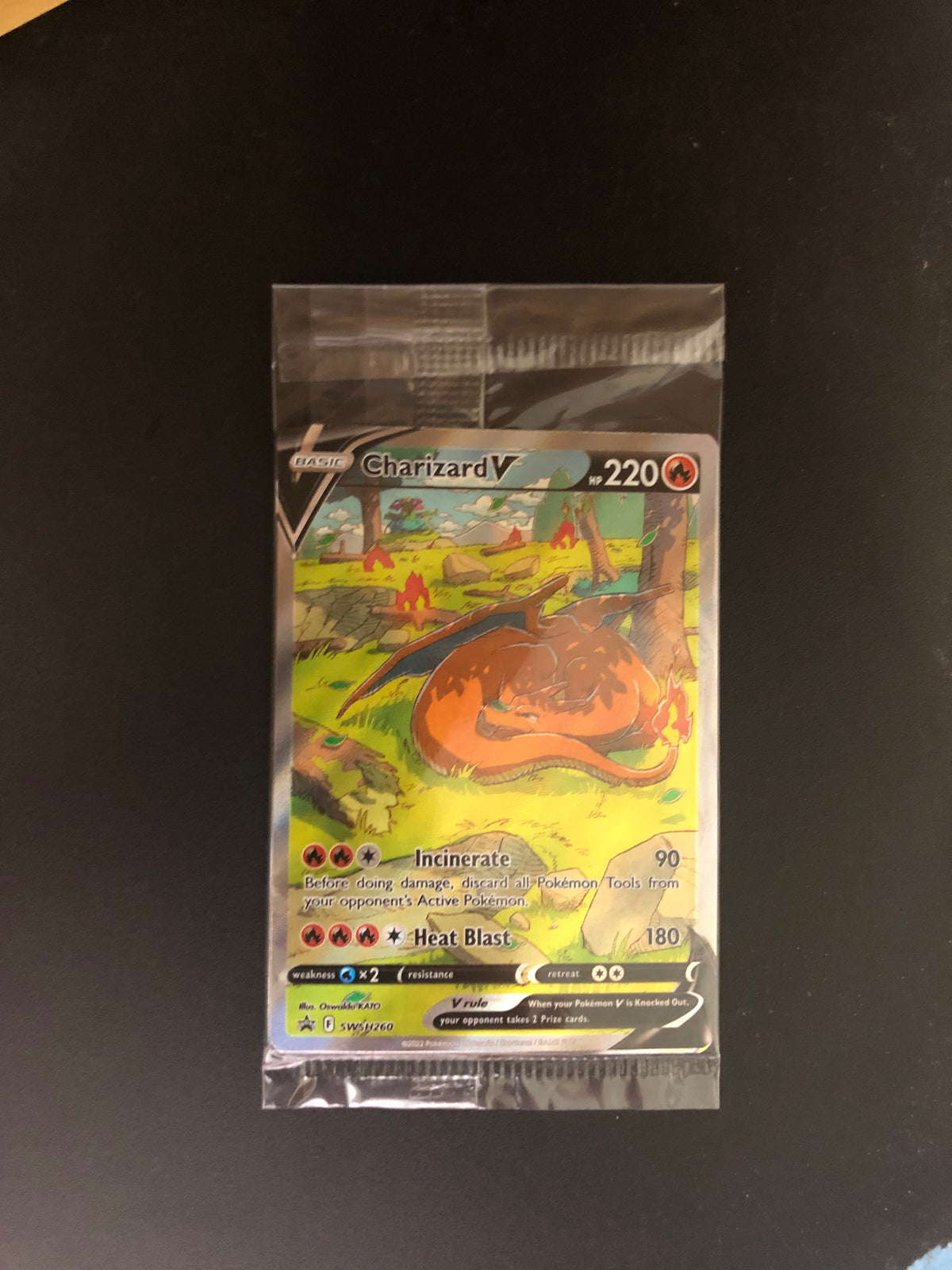Pokemon Karte V Promo Alt Art GlurakSWSH 260 Englisch