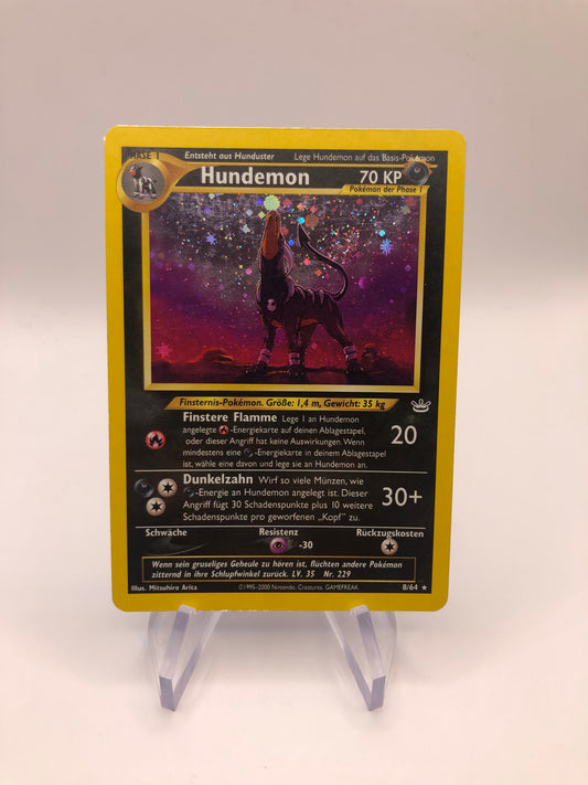 Pokemon Karten Holo Hundemon 8/64 Deutsch