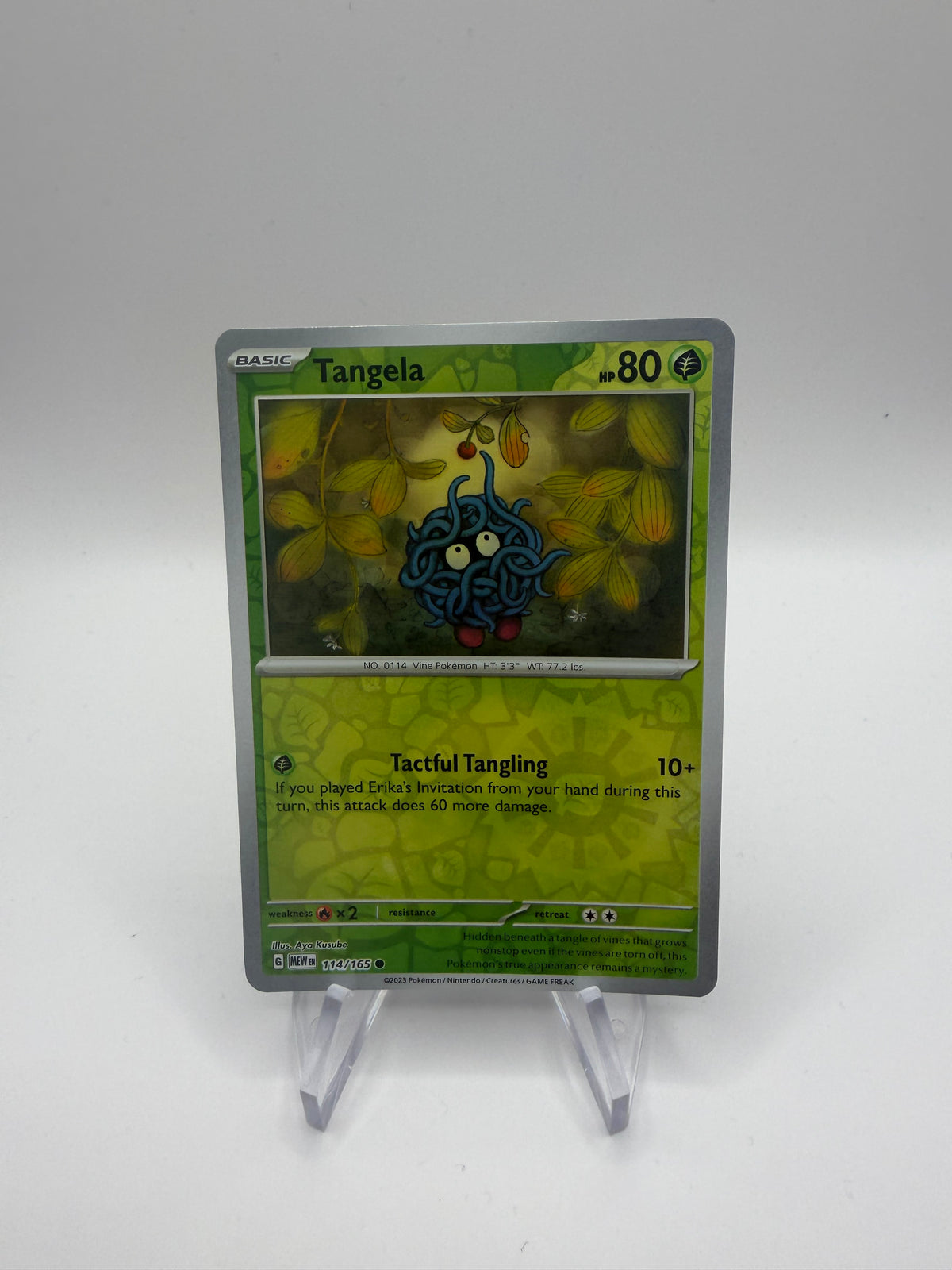 Pokemon Karte Reverse 151 Tangela 114/165 Englisch