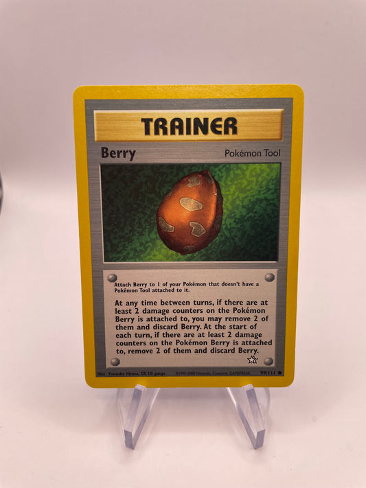 Pokemon Karte Beere Neo Genesis 99/111 Englisch