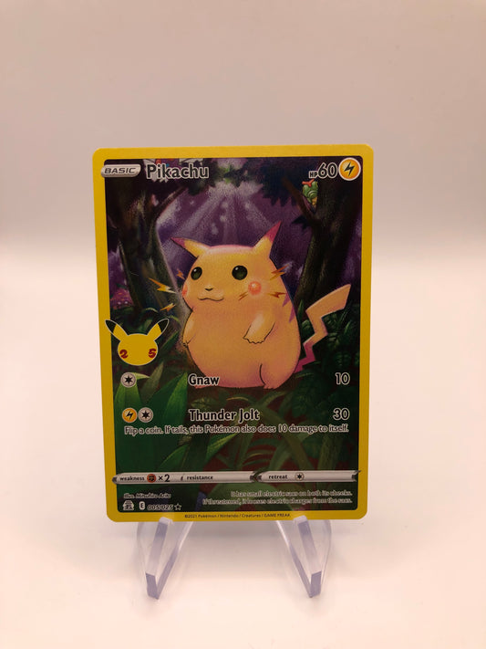 Pokemon Karte Art-Rare Pikachu 5/25 Englisch