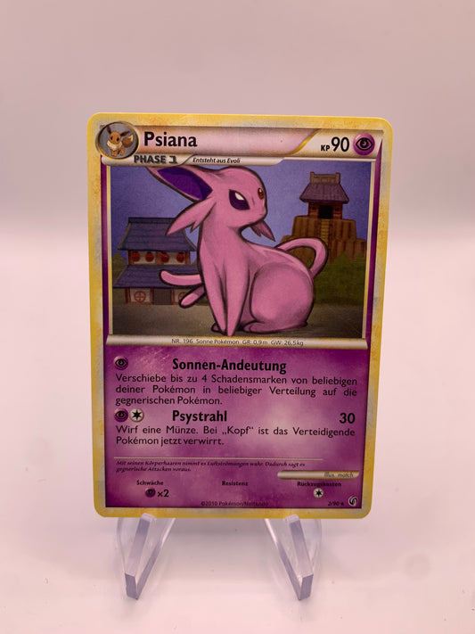 Pokemon Karte Psiana 2/90 Deutsch