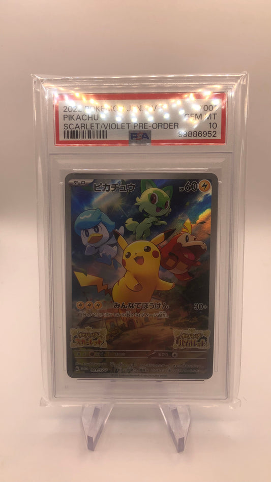 Pokemon Karte Art Rare PSA10 Pikachu 1/SV-P Japanisch