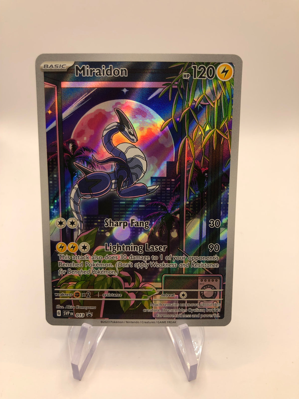 Pokemon Karte Promo Art-Rare Miraidon 013 Englisch