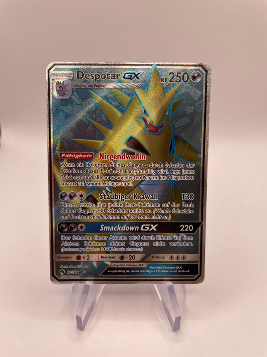 Pokemon Karte GX Despotar 203/214 Deutsch