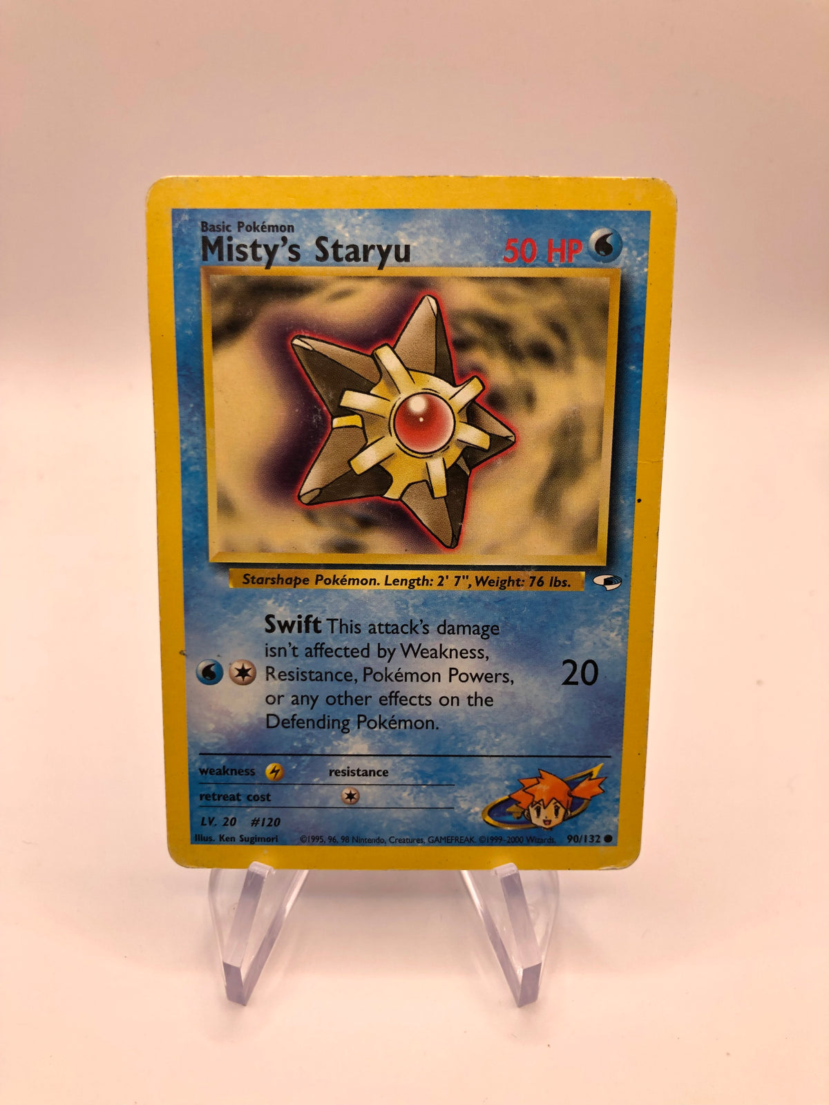Pokemon Karte Mistys Sterndu 90/132 Gym Heros Englisch