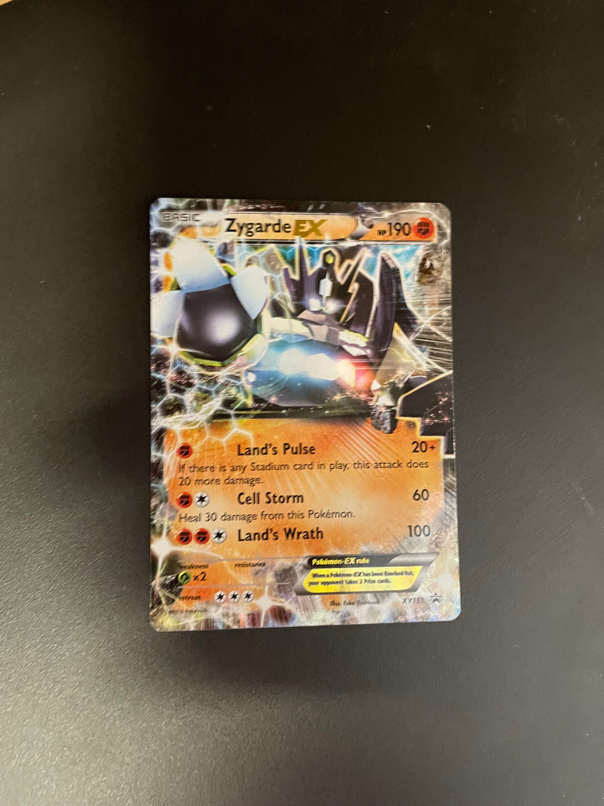 Pokemon Kart EX Promo Zygarde XY151 Englisch