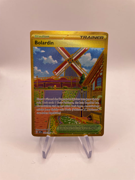 Pokémon Karte Trainer Bolardin 229/197 Deutsch