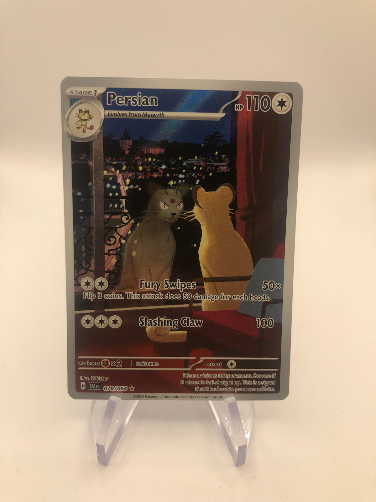 Pokemon Karte Art-Rare Persian 78/64 Englisch