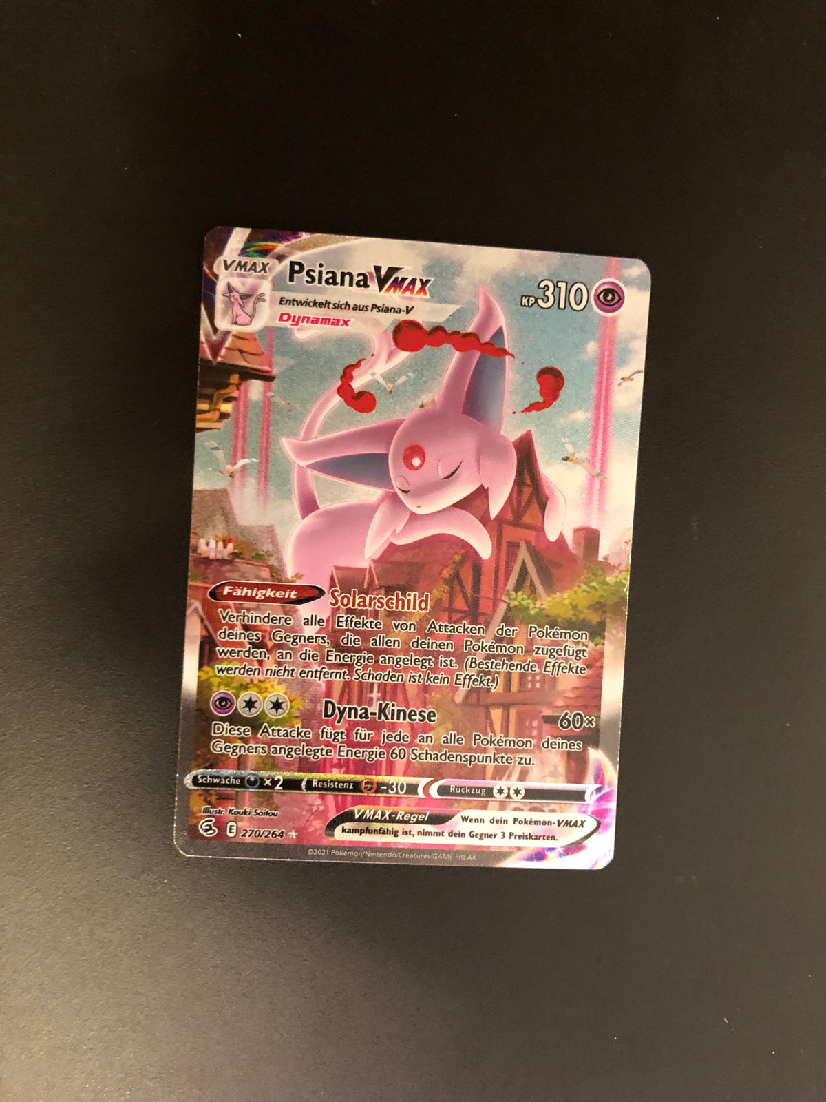 Pokemon Karte Vmax Alt-Art Psiana 270/264 Deutsch
