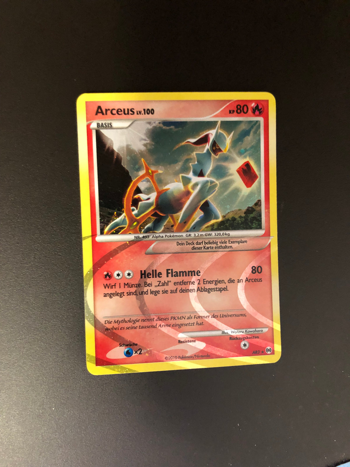 Pokemon Karte Holo Arceus AR3 Deutsch