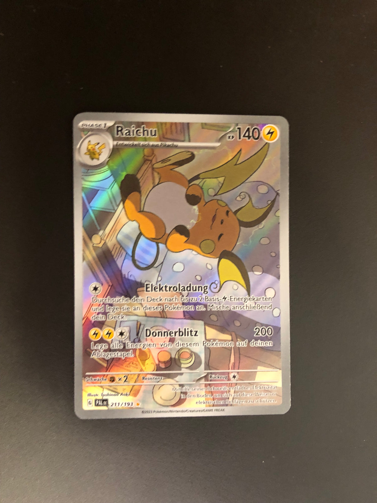 Pokemon Karte Art-Rare Raichu 211/193 Deutsch