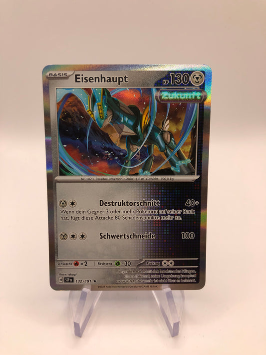 Pokemon Karte Revers Eisenhaupt 132/191 Deutsch
